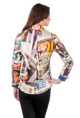 Dizzy Lizzie Rock and Roll Purple Rain Cape Cod Shirt