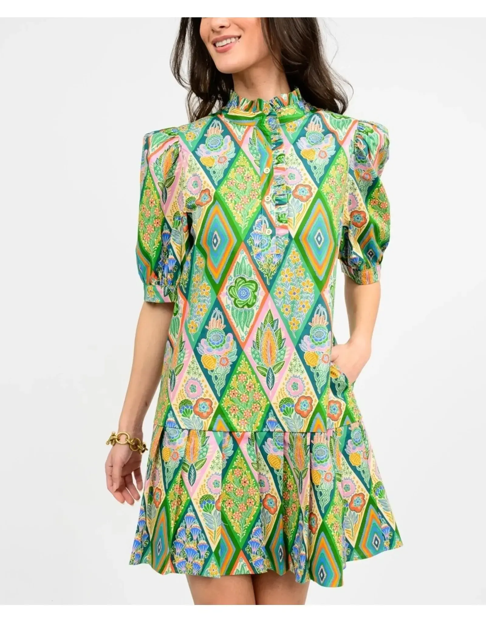 Uncle Frank Uncle Frank Pleated Hem Dress