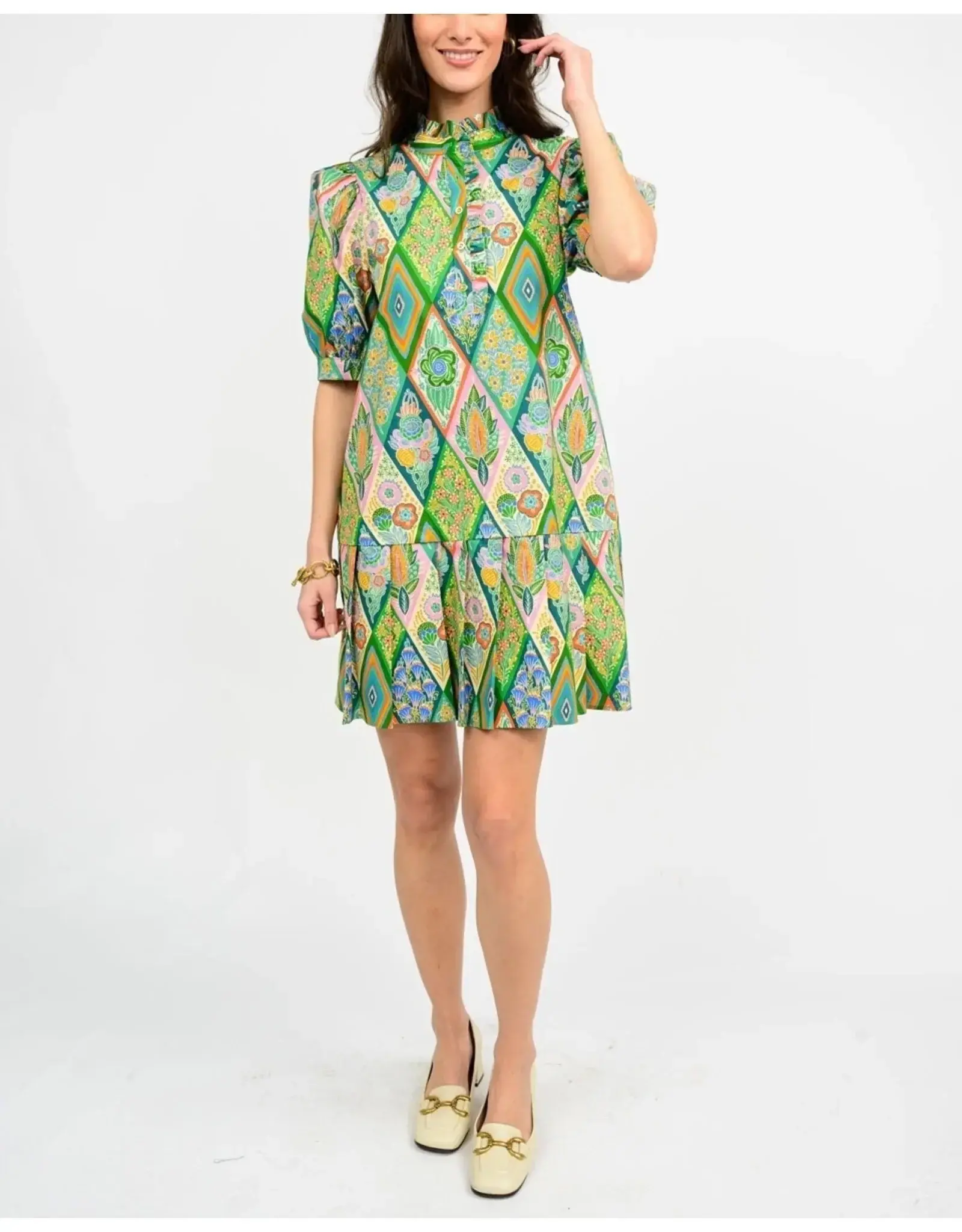 Uncle Frank Uncle Frank Pleated Hem Dress