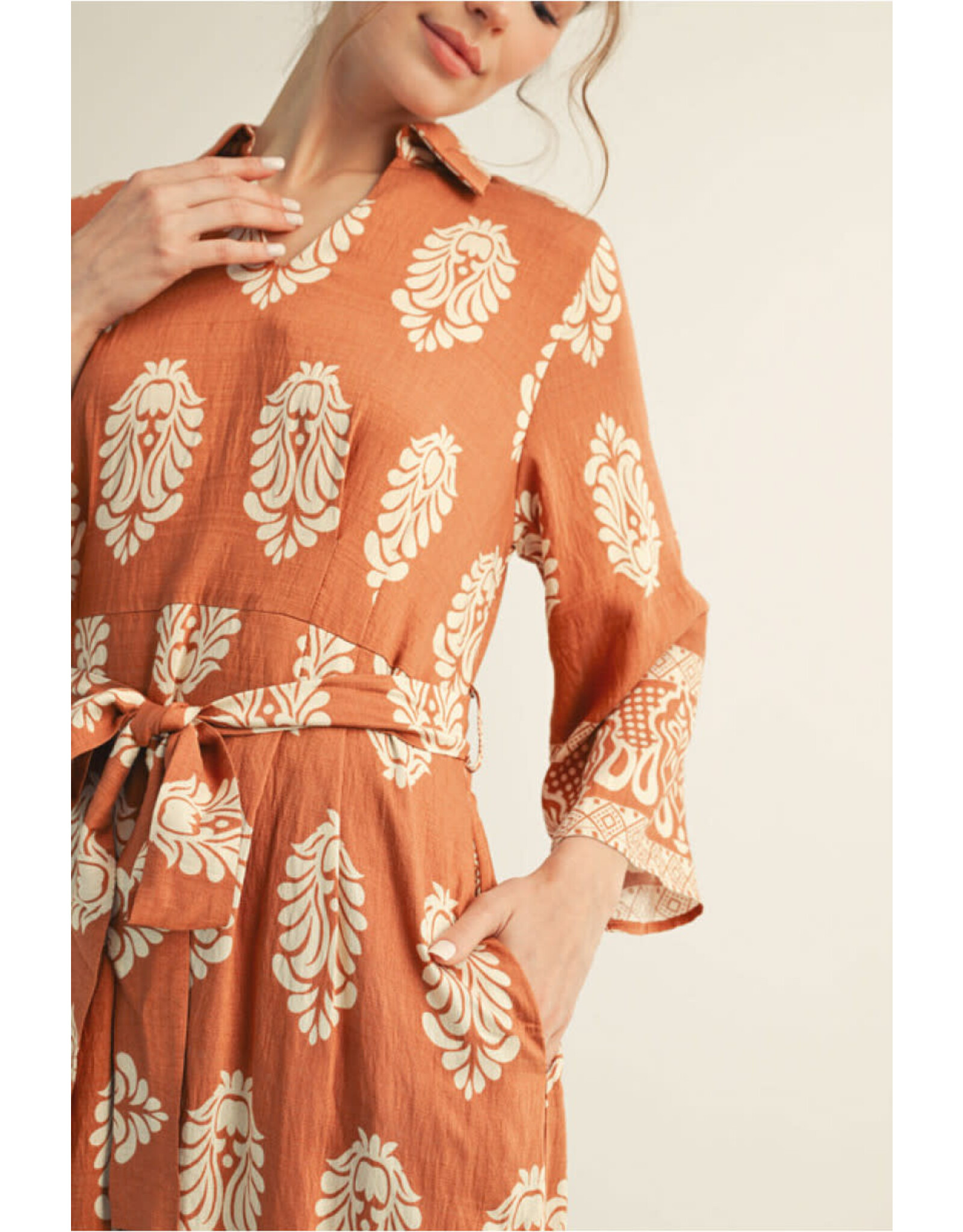 Adelaide Block Print Dress