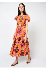 Uncle Frank Uncle Frank Bold Floral Midi Dress