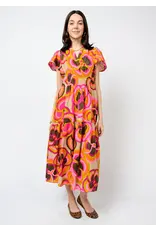 Uncle Frank Uncle Frank Bold Floral Midi Dress