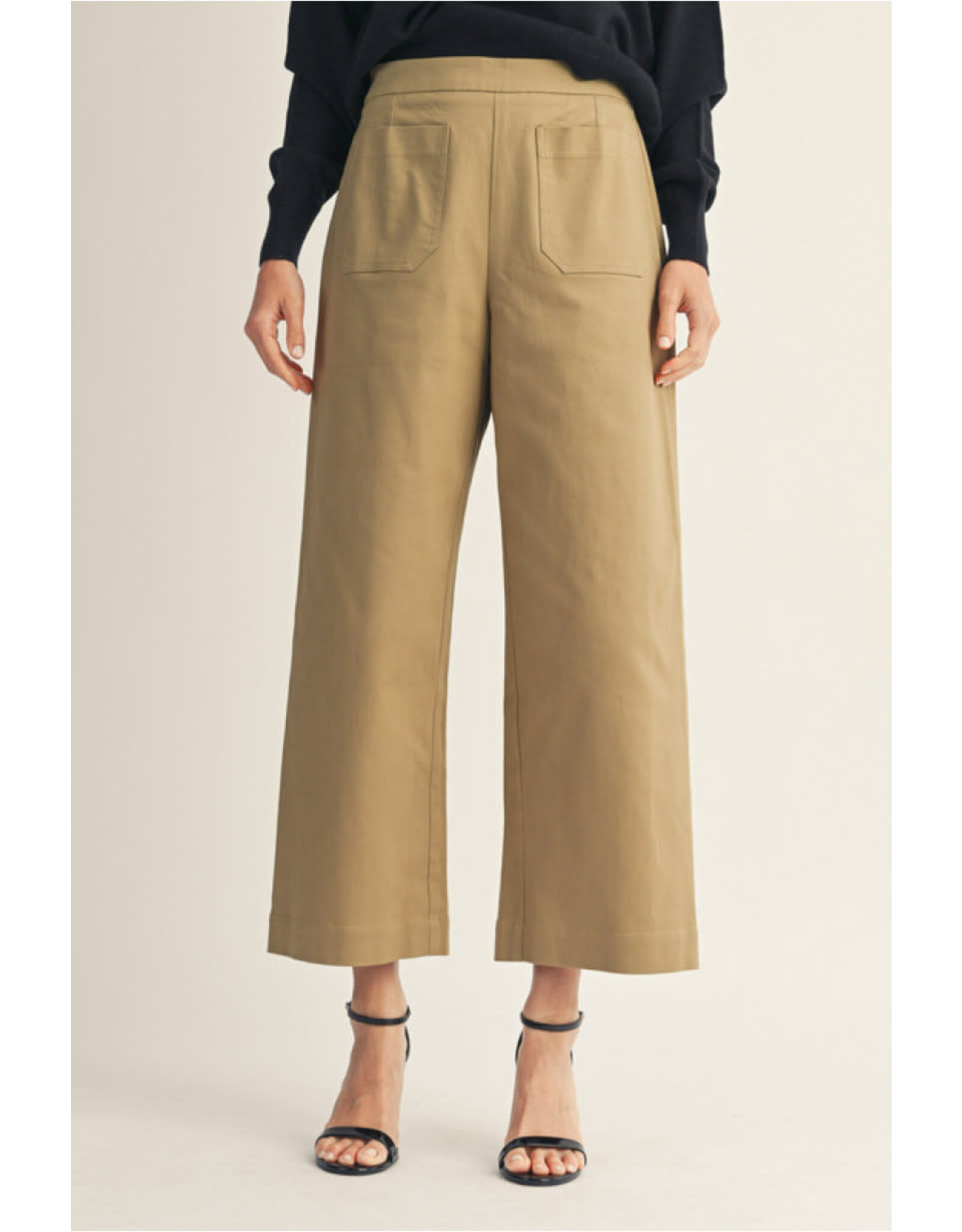 Holly Wide Leg Crop Pant