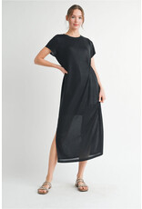 Giselle Metallic Midi Dress