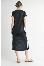 Giselle Metallic Midi Dress