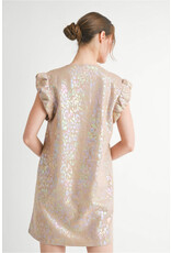 Nixie Metallic Animal Print Dress Nixie Metallic Animal Print Dress