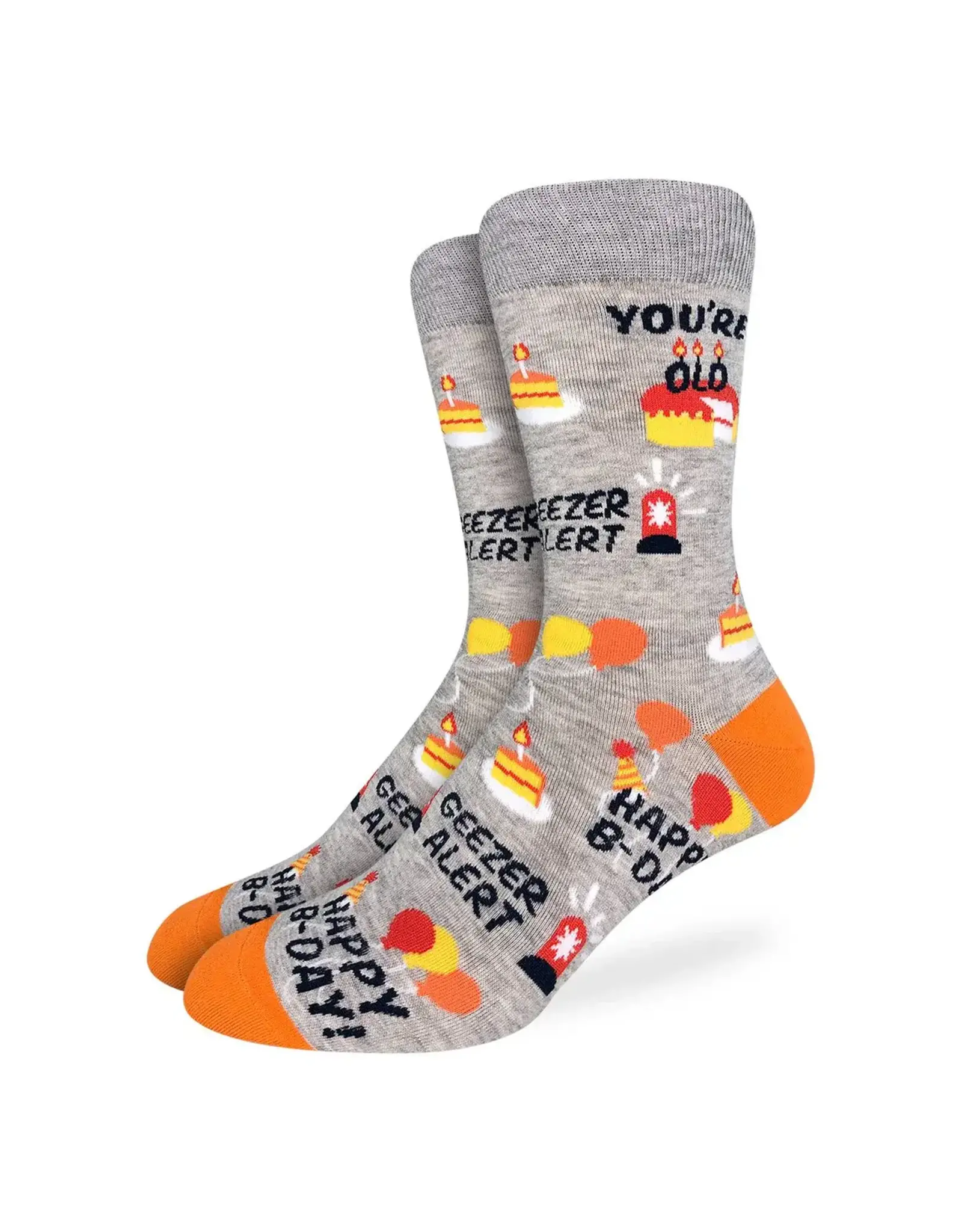 Happy Birthday Geezer Socks