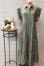 Nicia Floral Print Tiered Dress Nicia Floral Print Tiered Dress