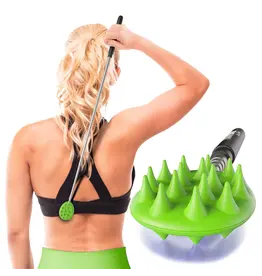 Cactus Scratcher on a Stick Green