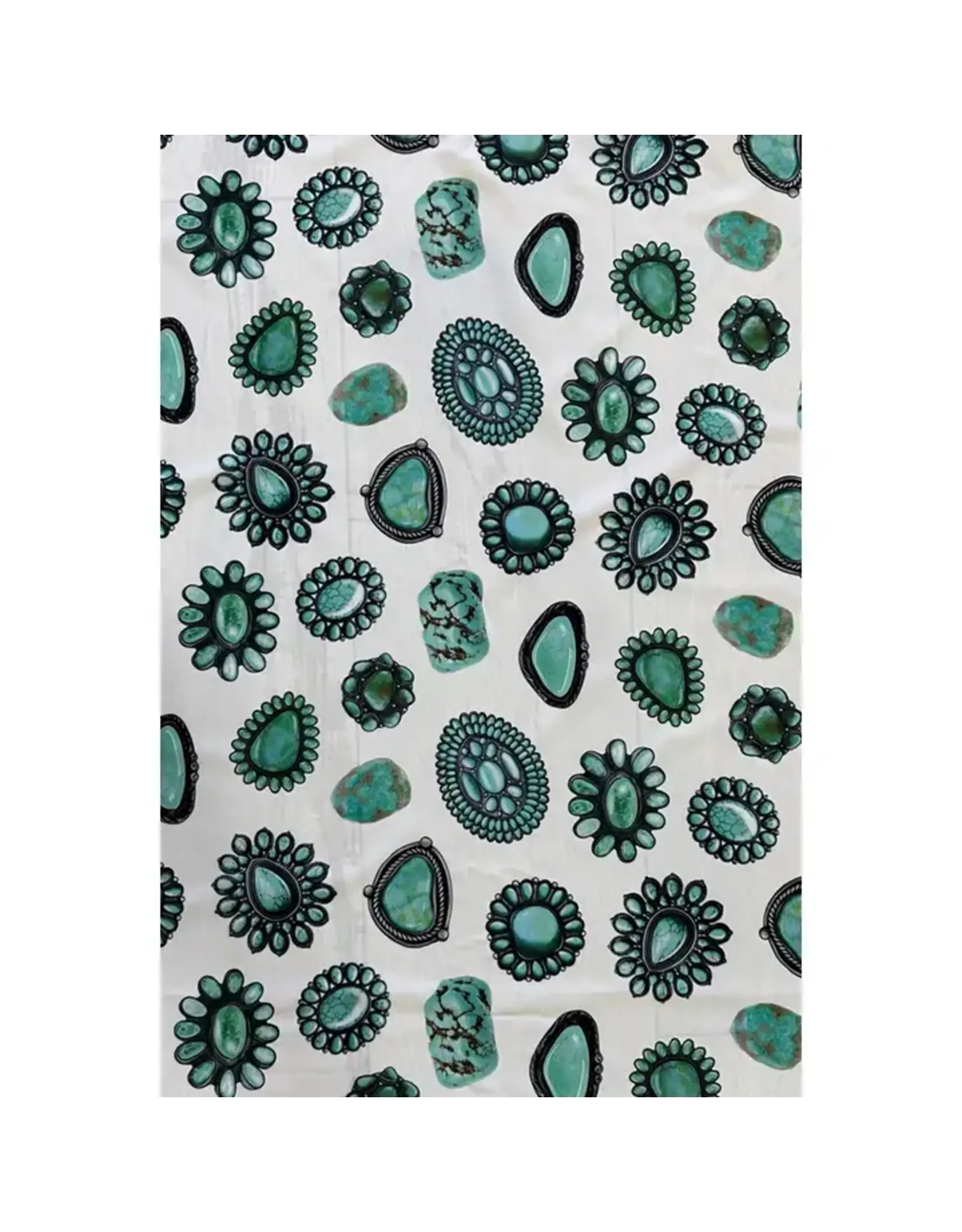 Navajo Turquoise Pendant Scarf