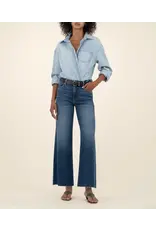 Kut from the Kloth / STS Blue KUT Meg High Rise Fab Ab Wide Leg Raw Hem Jean