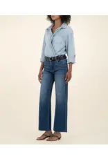 Kut from the Kloth / STS Blue KUT Meg High Rise Fab Ab Wide Leg Raw Hem Jean