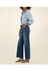 Kut from the Kloth / STS Blue KUT Meg High Rise Fab Ab Wide Leg Raw Hem Jean