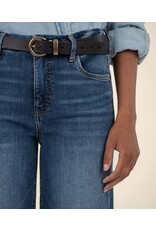 Kut from the Kloth / STS Blue KUT Meg High Rise Fab Ab Wide Leg Raw Hem Jean