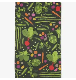 Geometry Spring Sprout Tea Towel