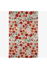 Geometry Poppy Power Tea Towel