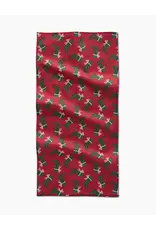 Geometry Merry Boots Bar Towel