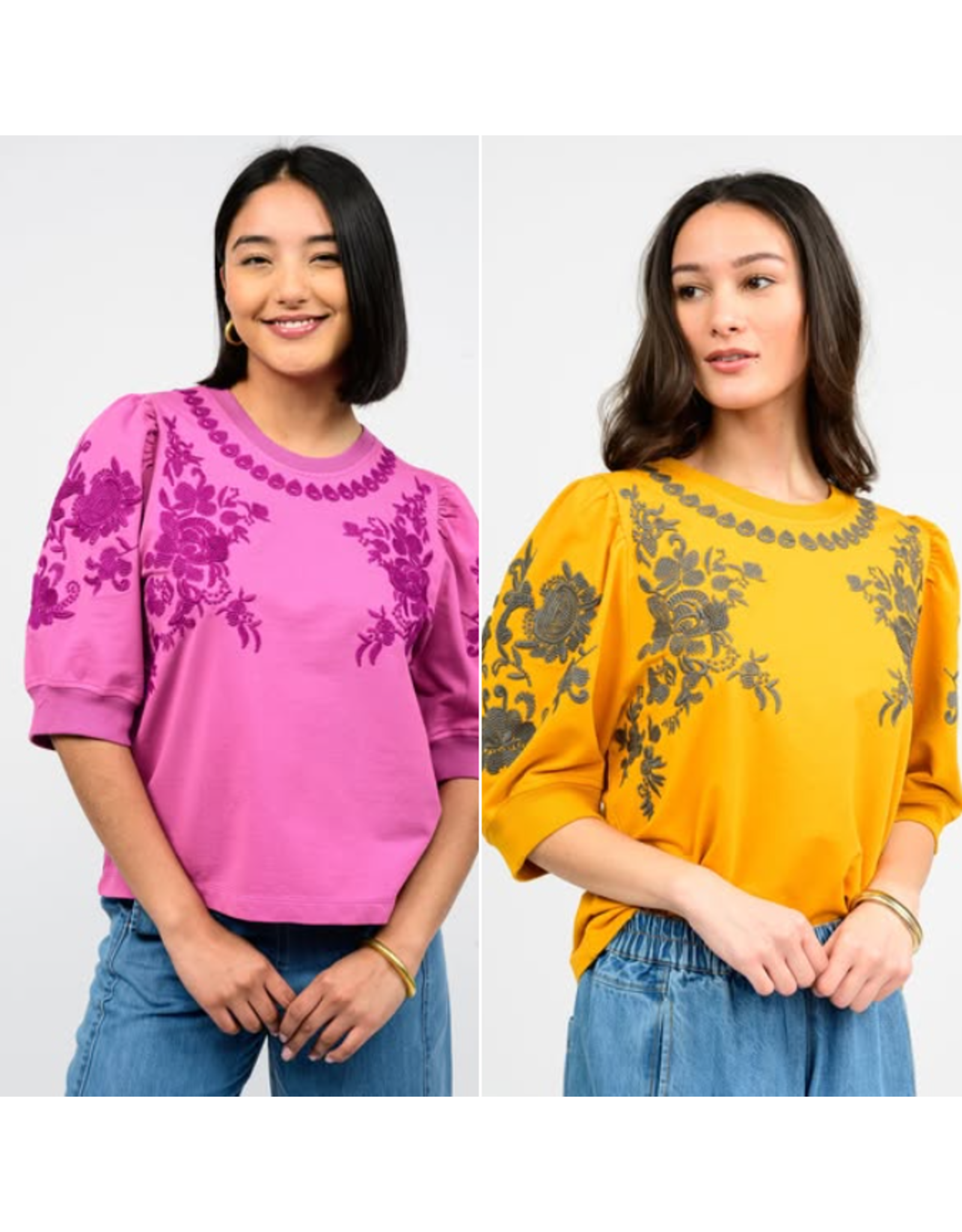 Ivy Jane Ivy Jane Trails Of Flowers Knit Top