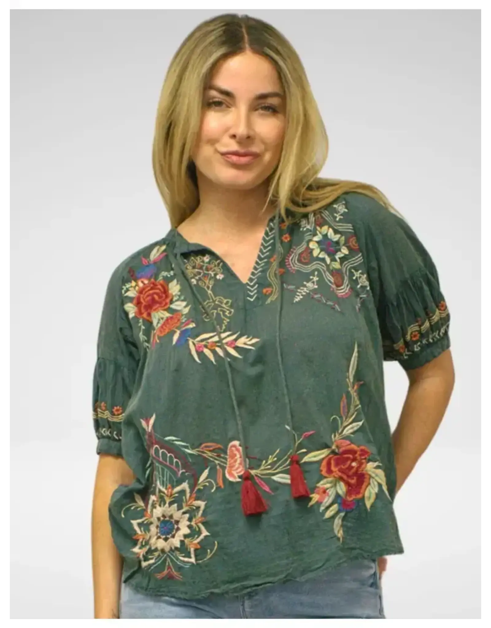 Izzy Embroidered Blouse