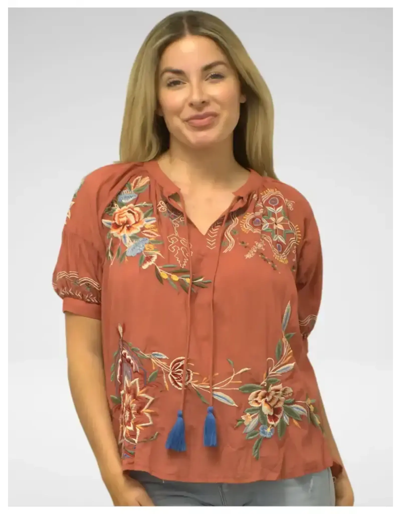 Izzy Embroidered Blouse