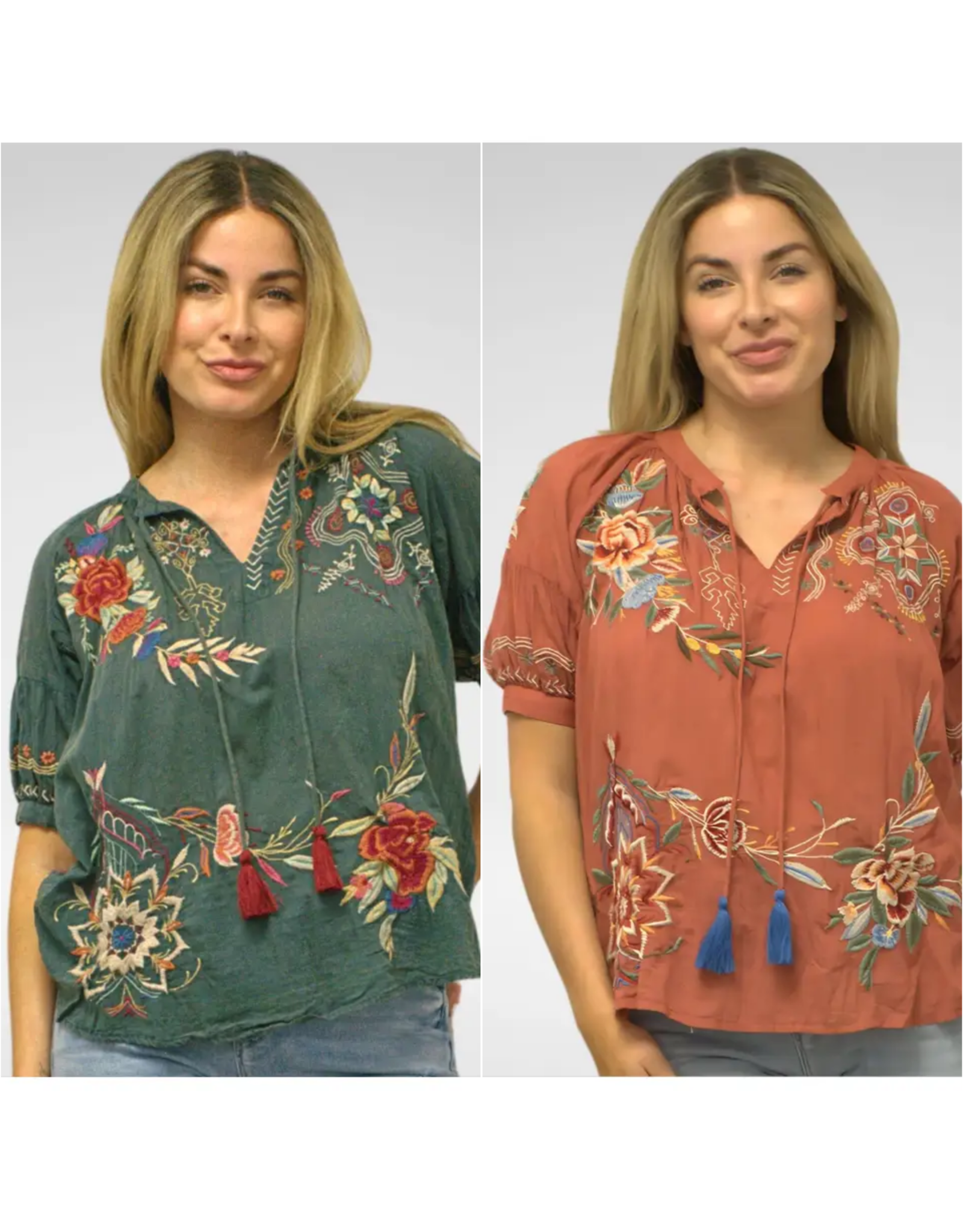 Izzy Embroidered Blouse