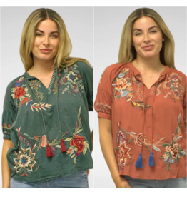 Izzy Embroidered Blouse