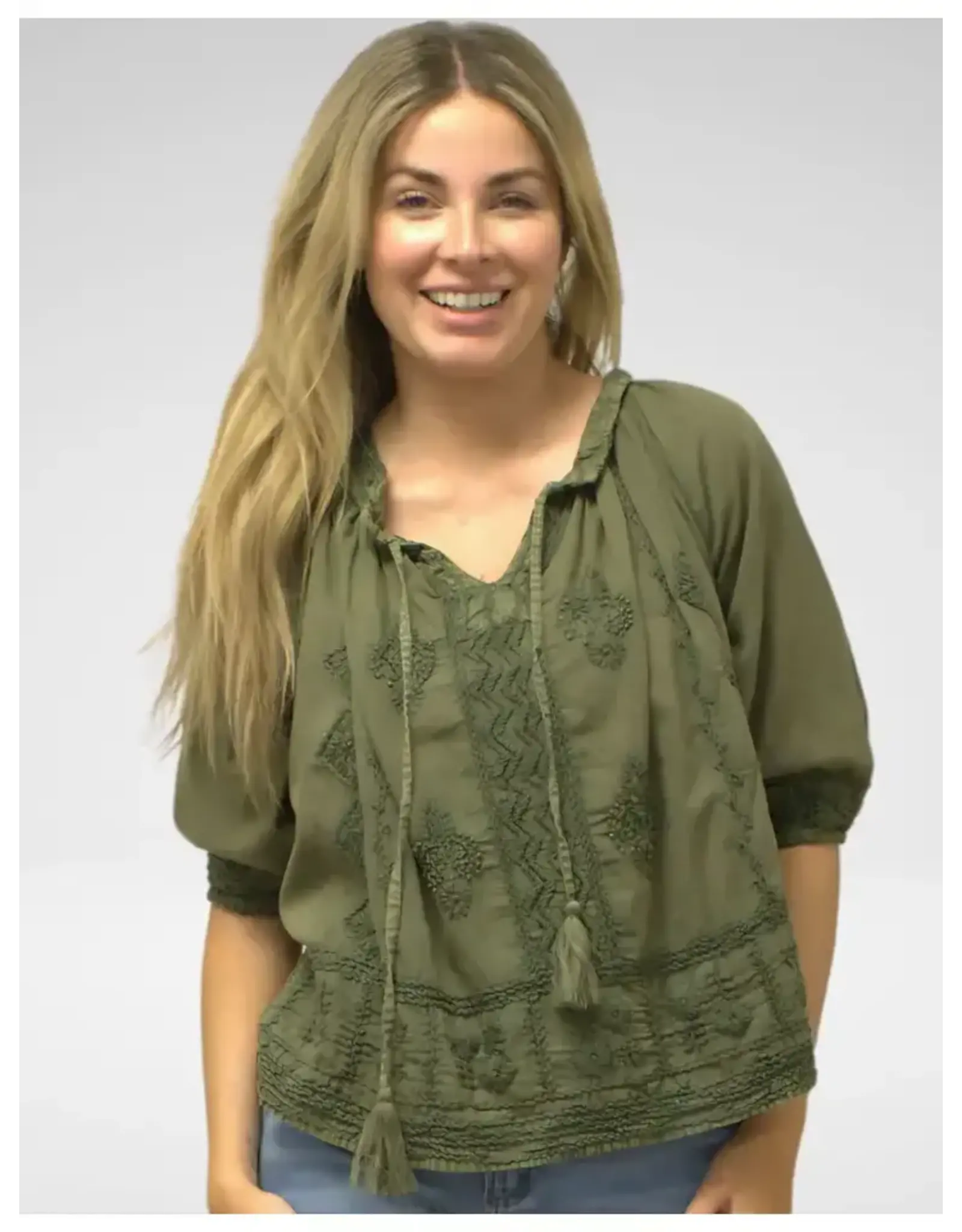 Dez Embroidered Blouse