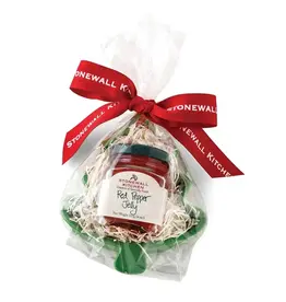 Stonewall Kitchen Red Pepper Jelly Tree Ramekin Gift