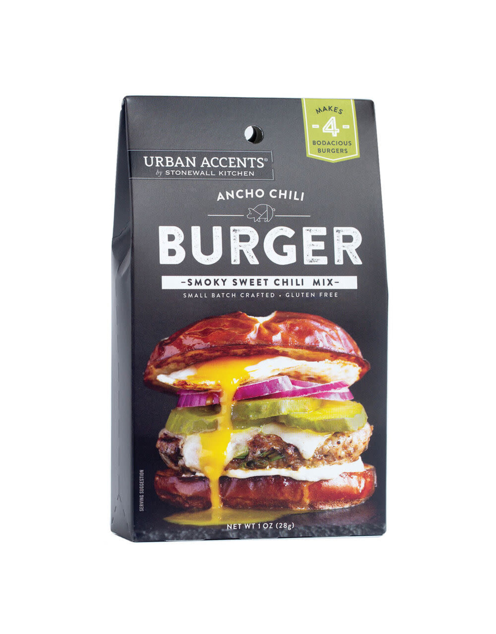 Stonewall Kitchen Urban Accents Ancho Chili Pork Burger Seasoning Mix