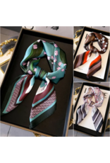Artistic Printed Small Square Scarf