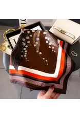 Artistic Printed Small Square Scarf