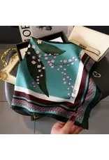 Artistic Printed Small Square Scarf