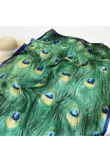 Peacock Feather Wrap Scarf