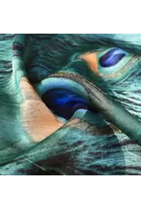 Peacock Feather Wrap Scarf