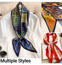 Double Sided Skinny Scarf