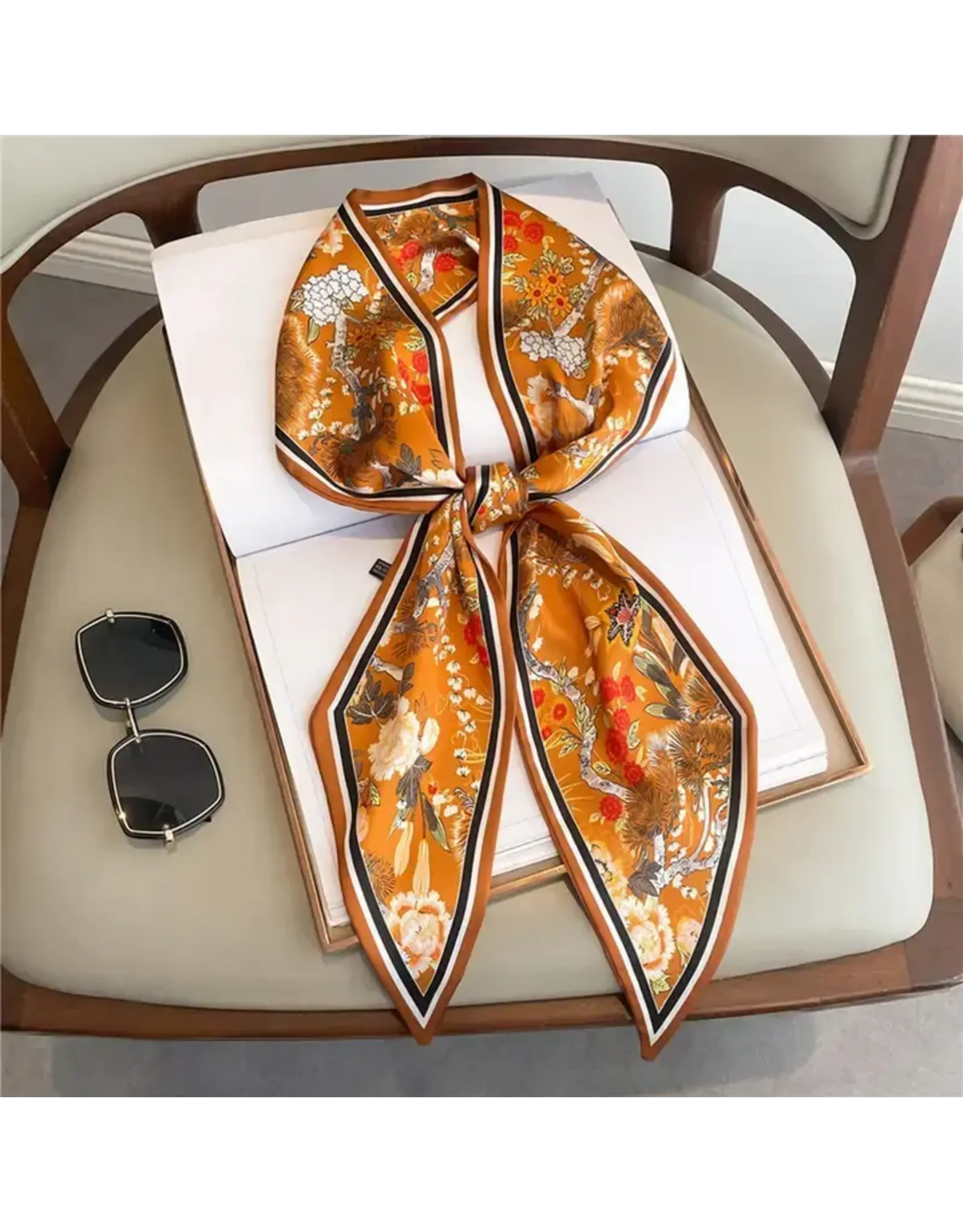 Double Sided Skinny Scarf