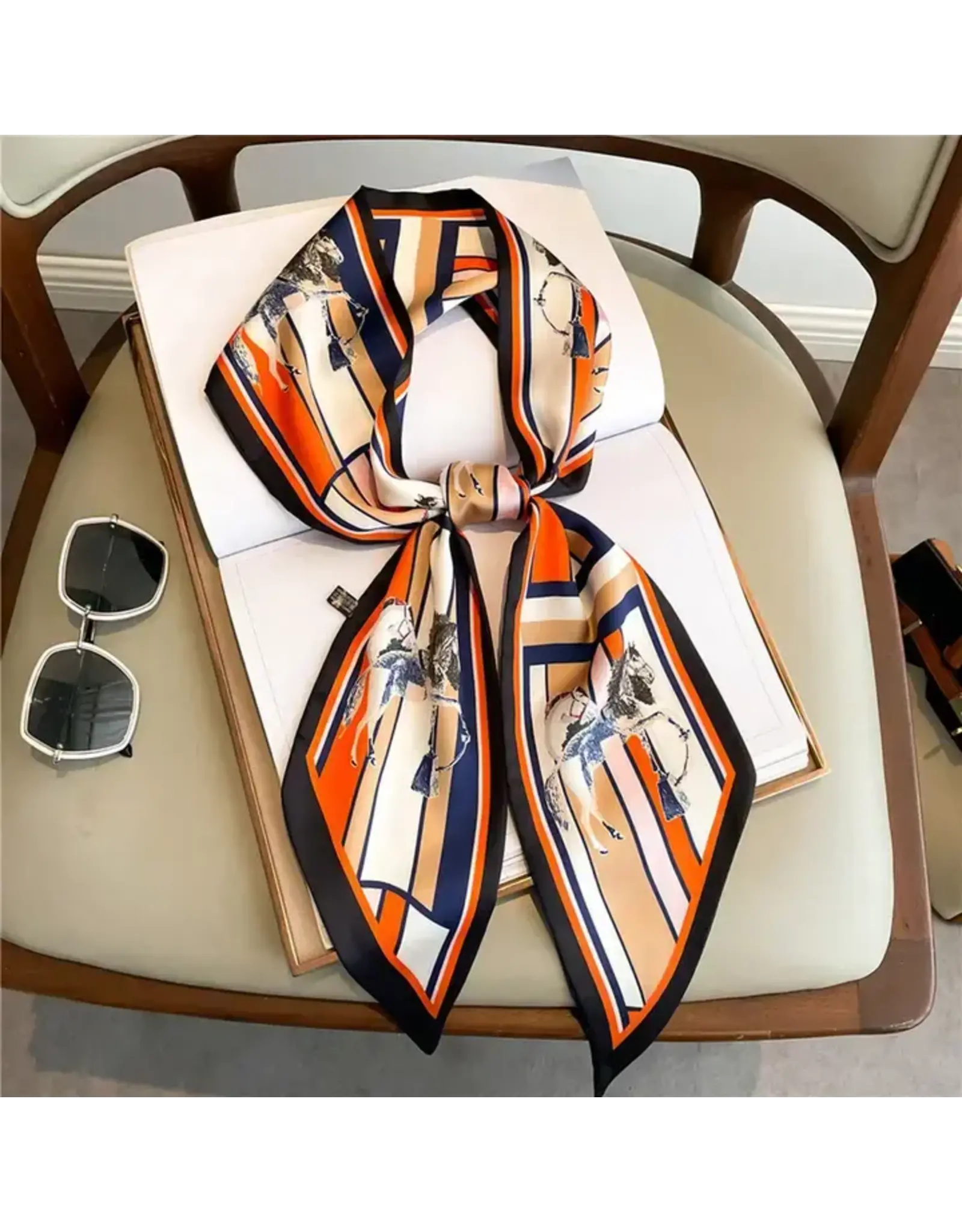 Double Sided Skinny Scarf