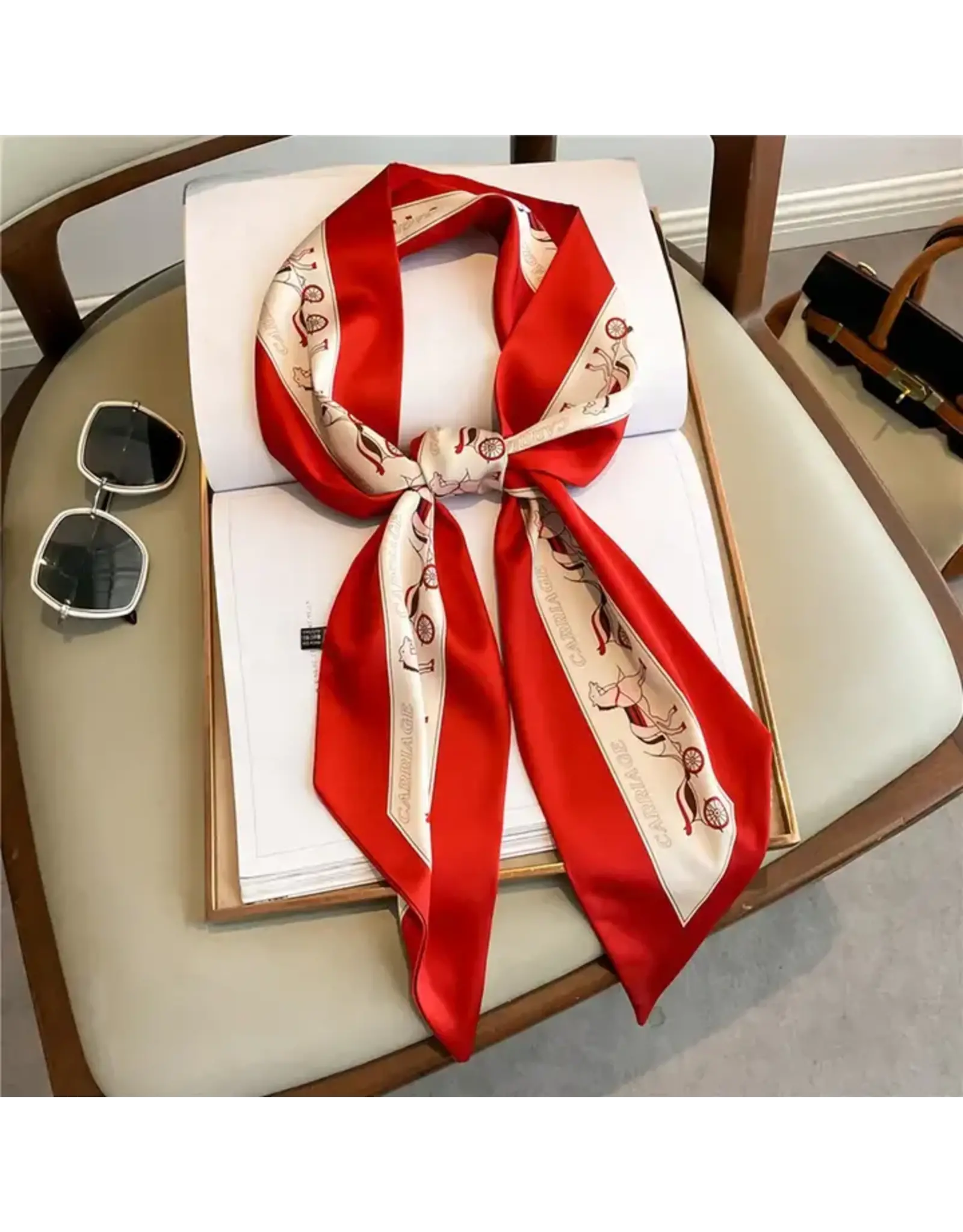 Double Sided Skinny Scarf