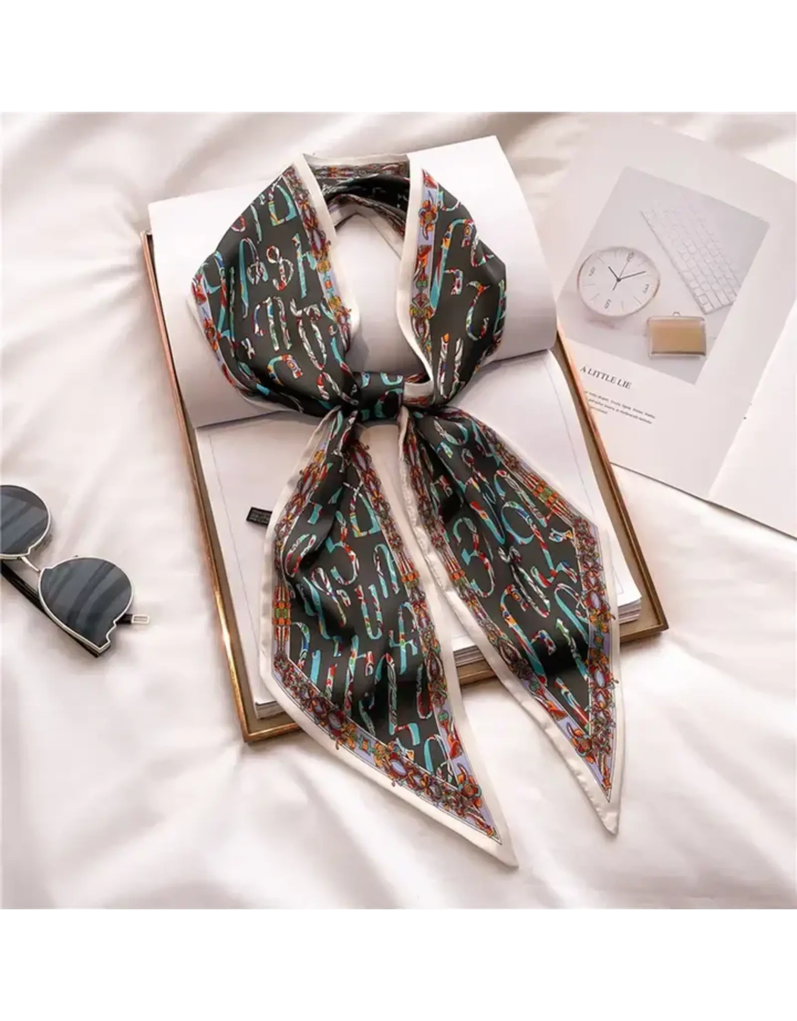 Double Sided Skinny Scarf