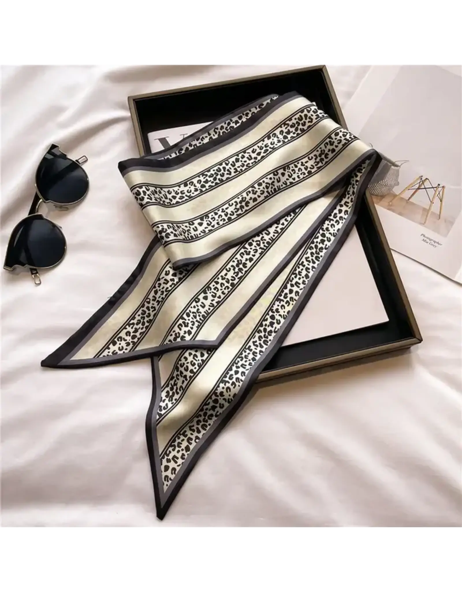 Double Sided Skinny Scarf