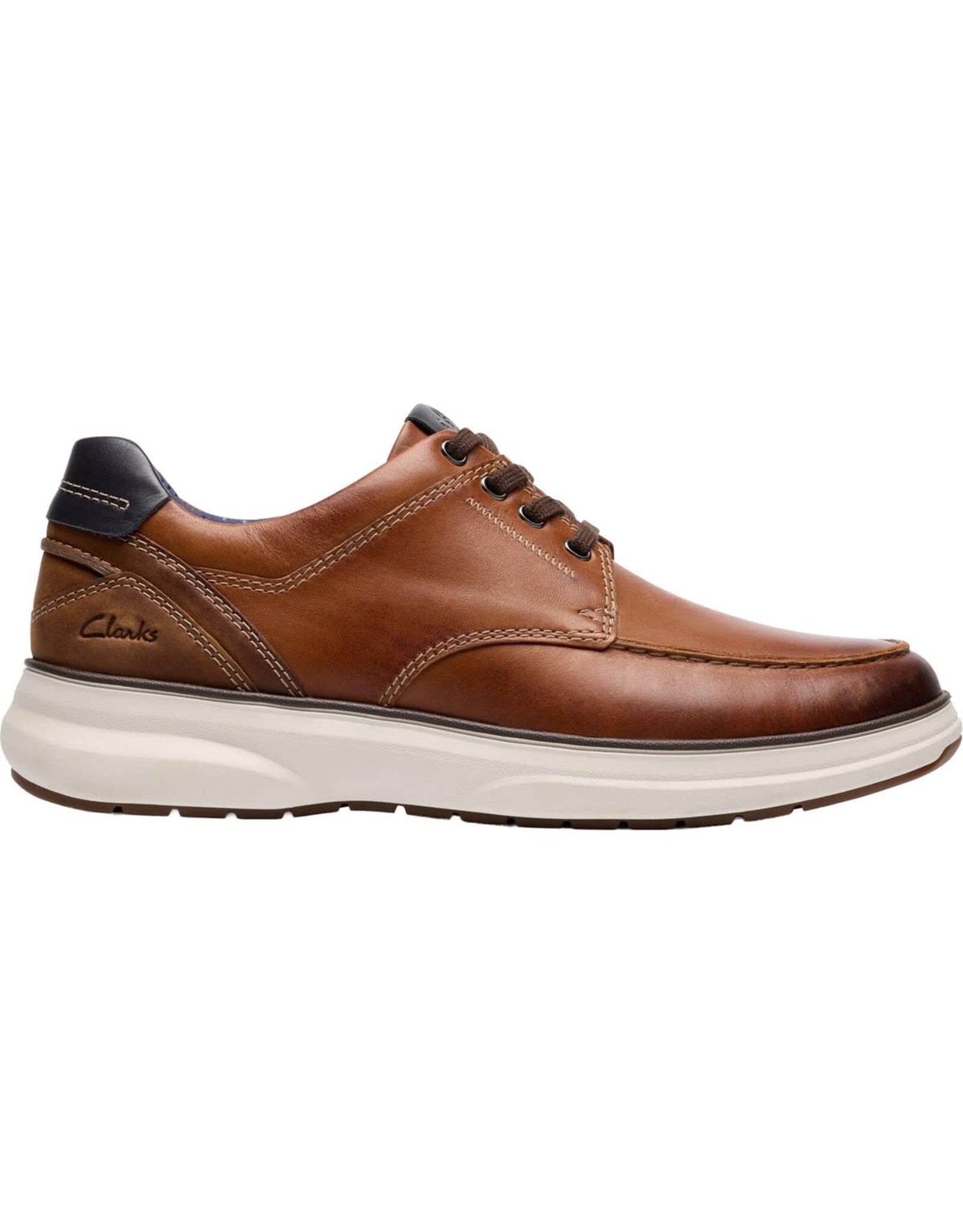 Clarks Clarks Mullan Moc - Dark Tan Leather