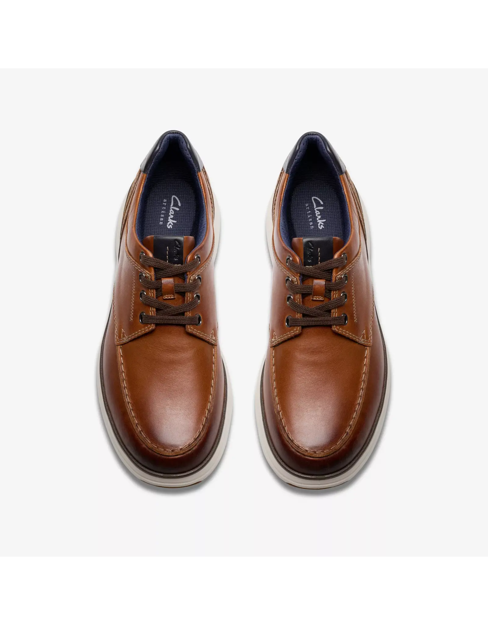 Clarks Clarks Mullan Moc - Dark Tan Leather