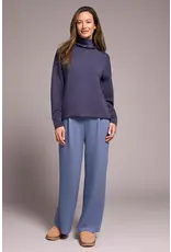 Tribal Tribal Techno Lux Drop Shoulder Funnel Neck Knit Top