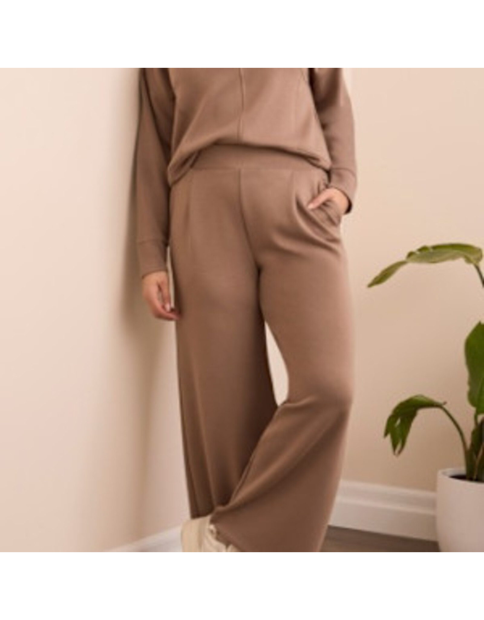 Tribal Tribal Techno Lux Wide Leg Pull-On Pants