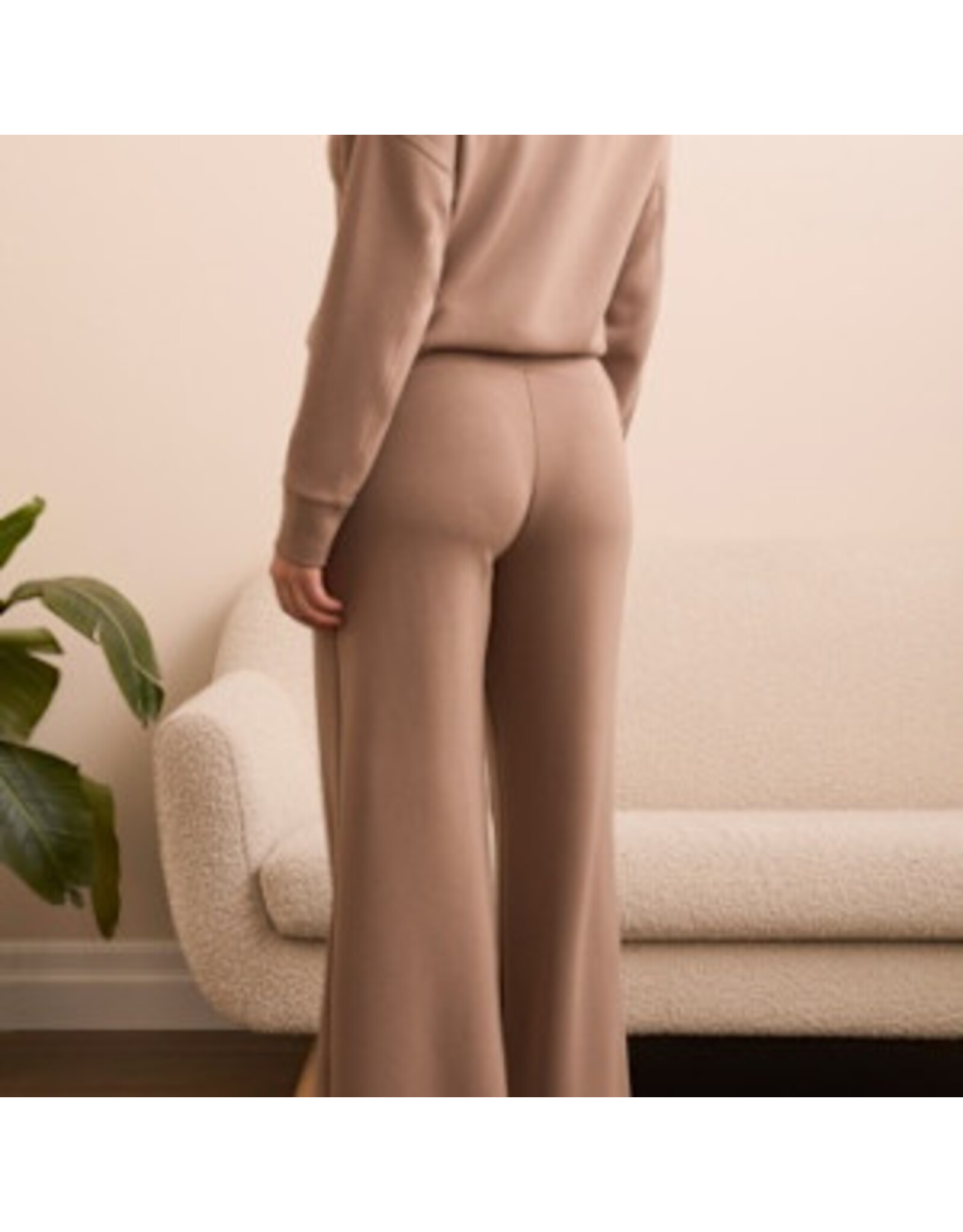 Tribal Tribal Techno Lux Wide Leg Pull-On Pants