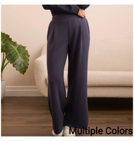 Tribal Tribal Techno Lux Wide Leg Pull-On Pants