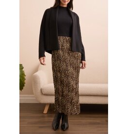 Tribal Tribal Double Knit Shawl Collar Coatigan