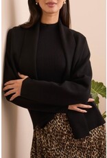 Tribal Tribal Double Knit Shawl Collar Coatigan