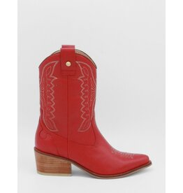 Stivali Unstoppable Cowboy Boot - Red Leather