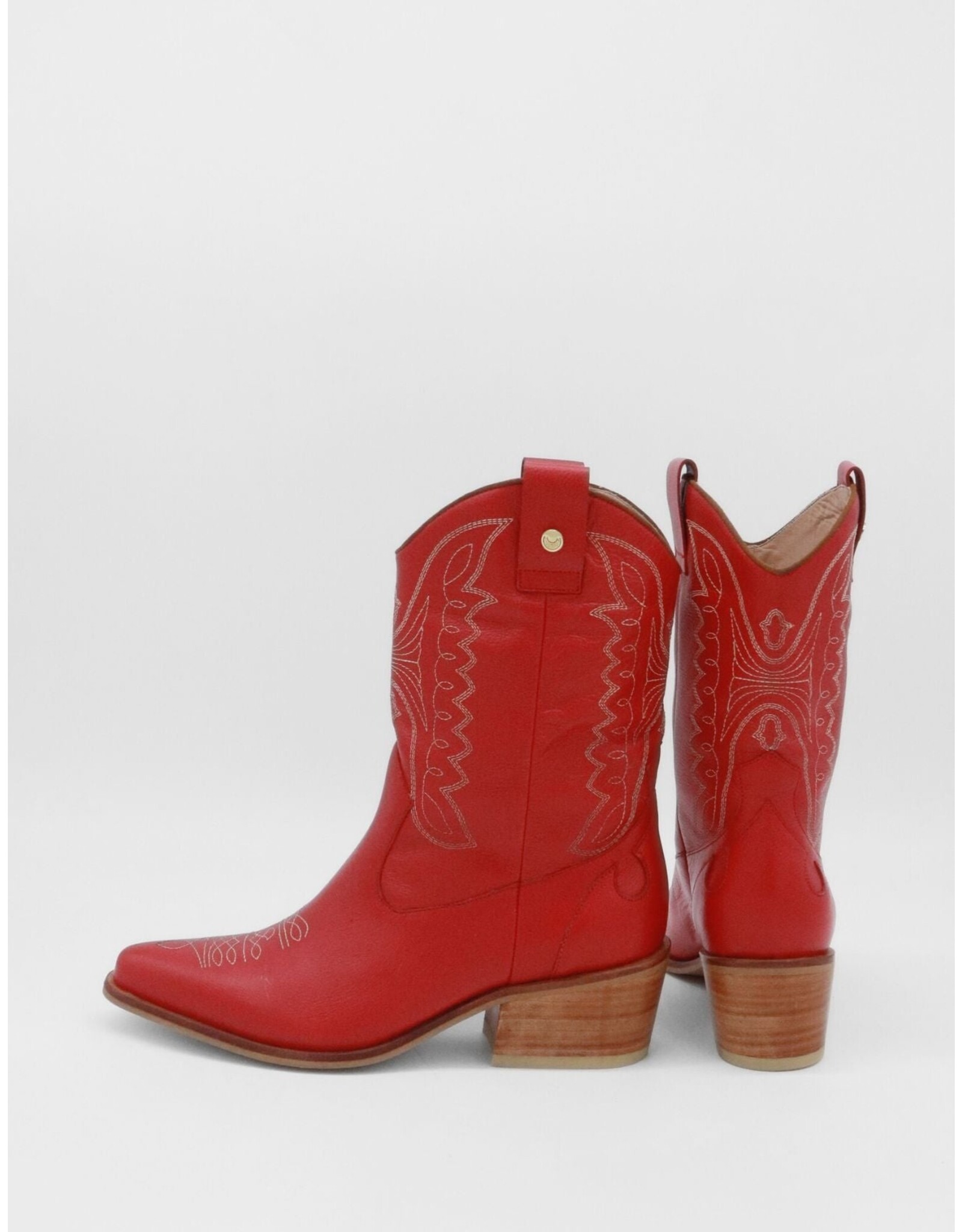 Stivali Unstoppable Cowboy Boot - Red Leather